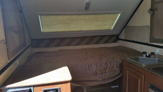 Rent Off Road Toy Hauler Camper bed